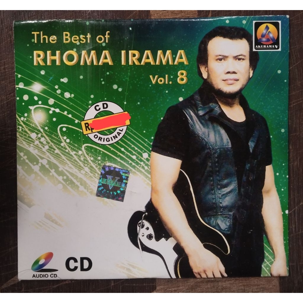 kaset cd audio lagu the best of rhoma irama vol 8