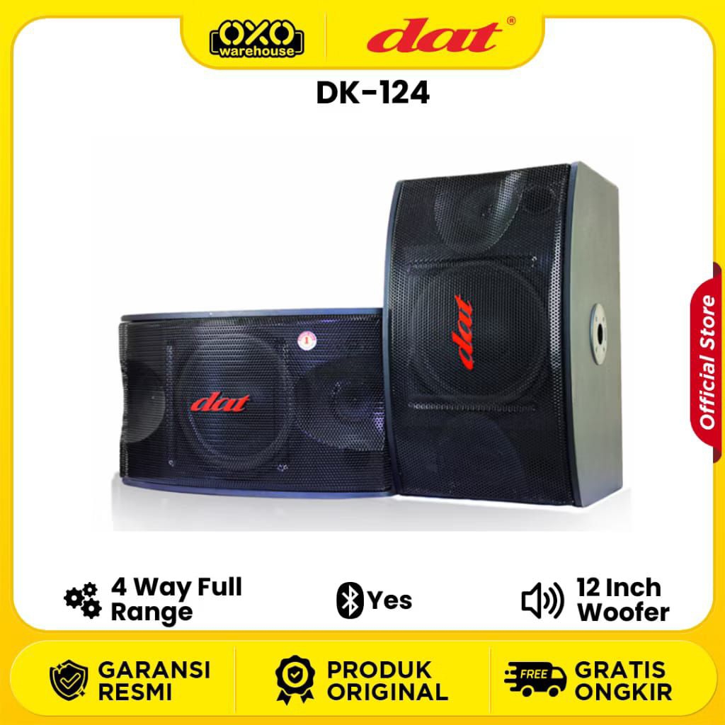 SPEAKER PASSIVE KARAOKE DAT DK-124 ORIGINAL SPEAKER PASIF 12INCH