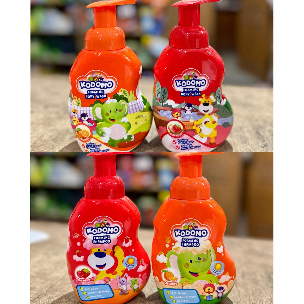 KODOMO SHAMPOO BOTOL 250ml || KODOMO BODY WASH BOTOL 250ml