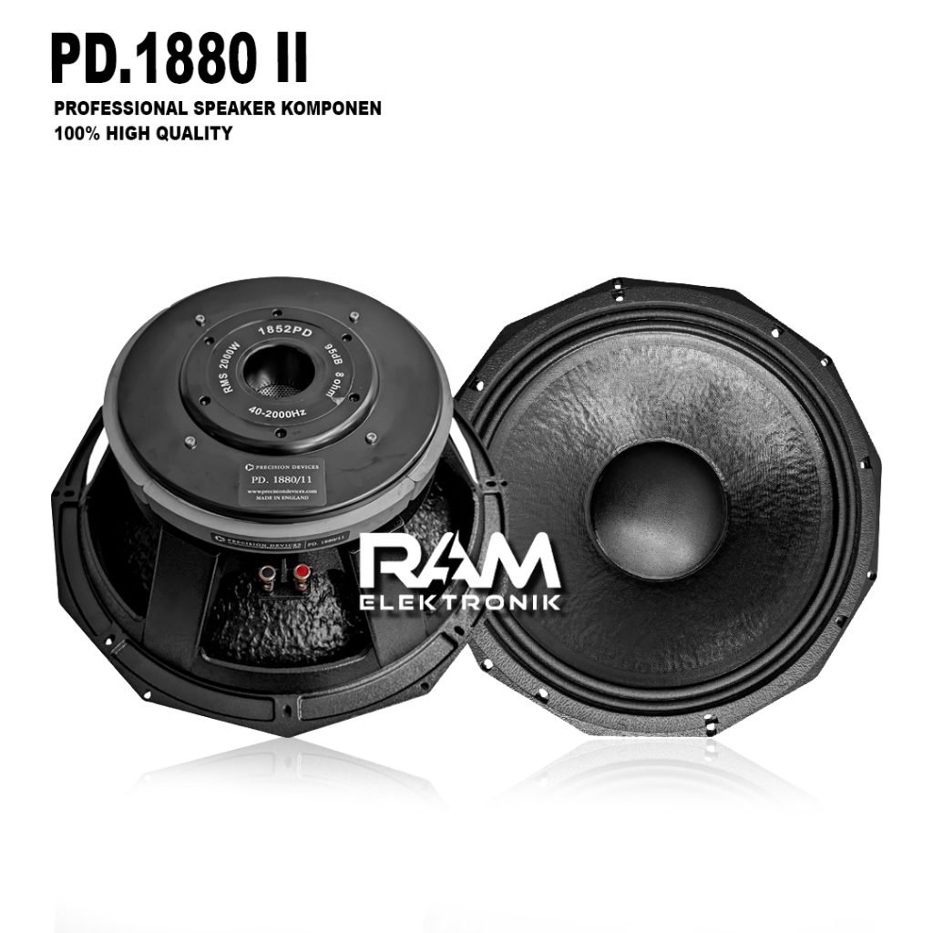 Komponen Speaker 18 Inch PD.1880 II | PD1880 II | PD 1880 II Grade A 2000 Watt