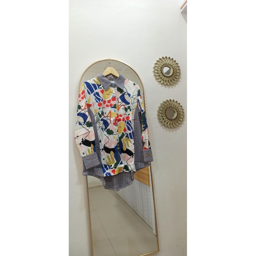 kemeja lagaya greyyy