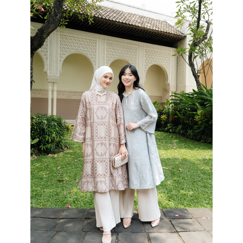 Womenwear - Qiana Tunik/Tunik Wanita Mewah/Tunik Kondangan Kekinian