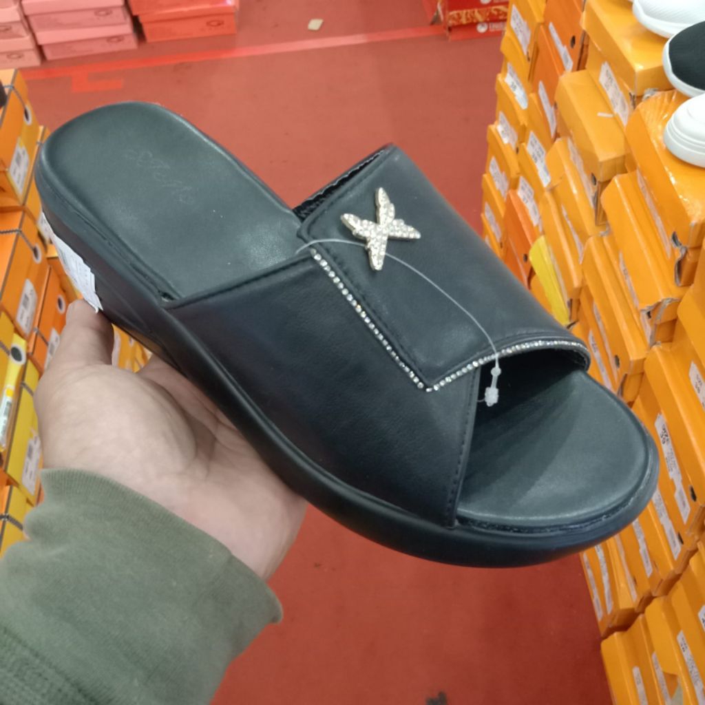 ST MORITZ SANDAL WEDGES WANITA CANTIK ORIGINAL