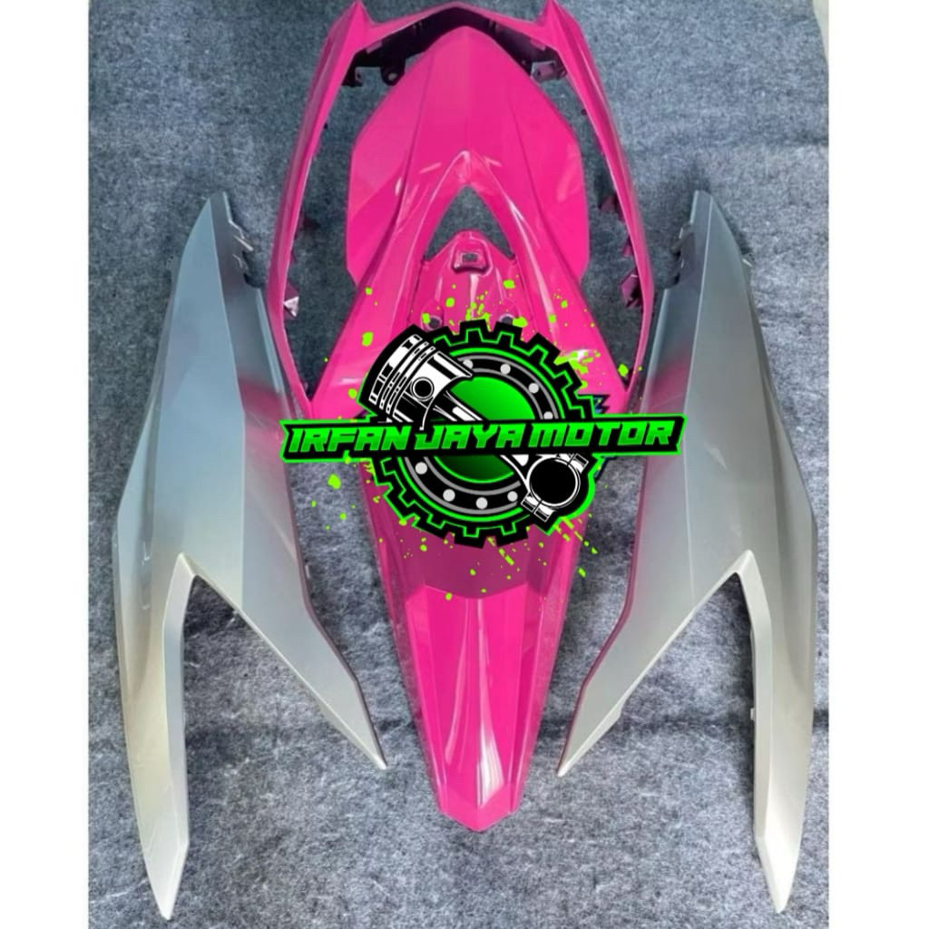 Full Body Halus Honda Beat Deluxe Pink Candy Silver 2020 2023