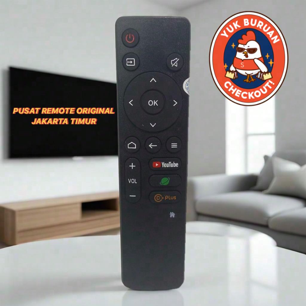 REMOTE REMOT SMART TV COOCAA YOUTUBE IQIYI ORIGINAL