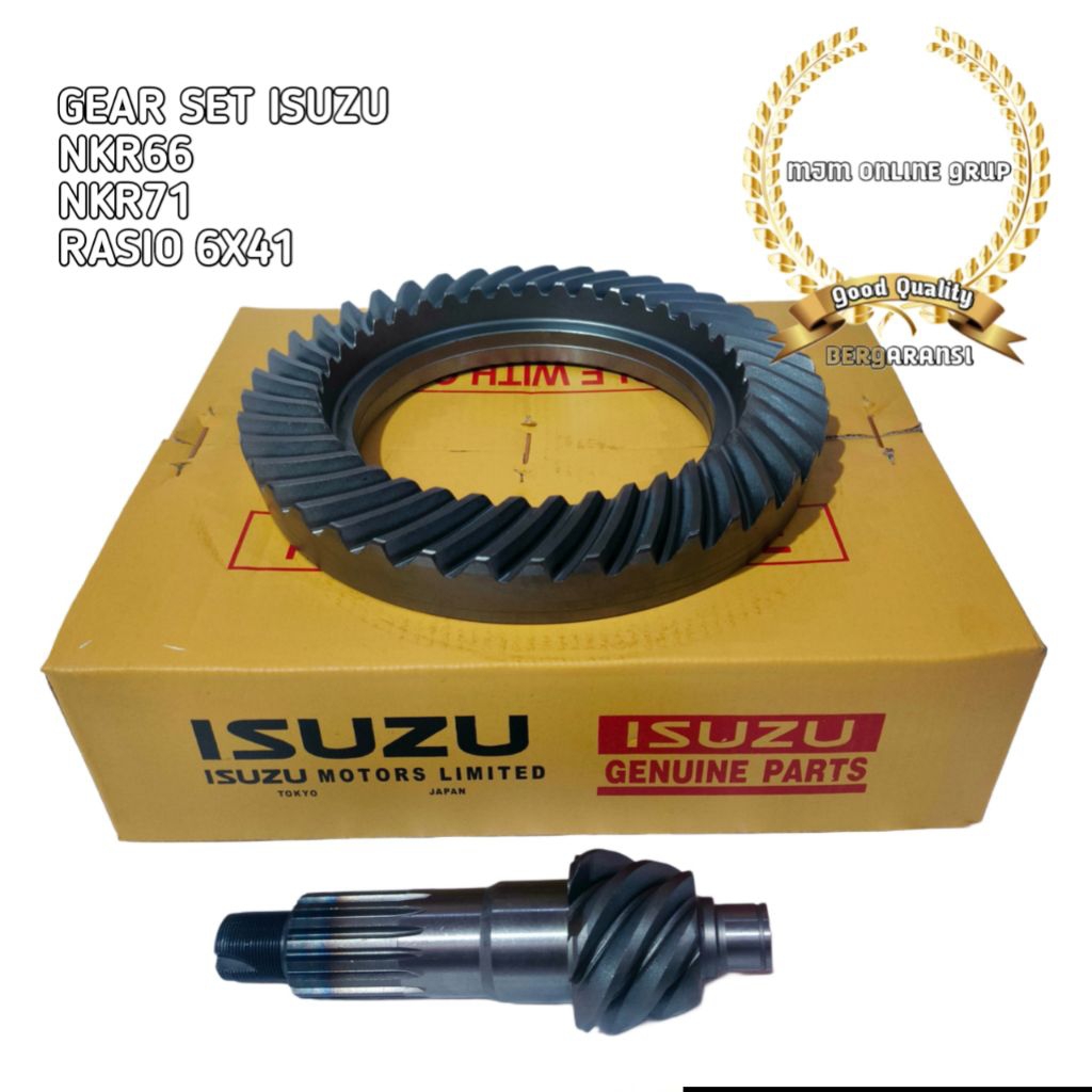 Gear Set Nkr71 6X41 - Gigi gardan Isuzu Elf Nkr66 / Nkr71 Rasio 6X41