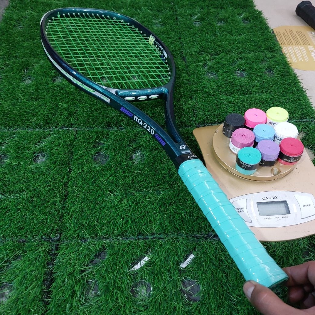 RAKET TENIS ORIGINAL YONEX RQ-220 BEKAS 363G  MASIH BAGUS SIAP PAKAI