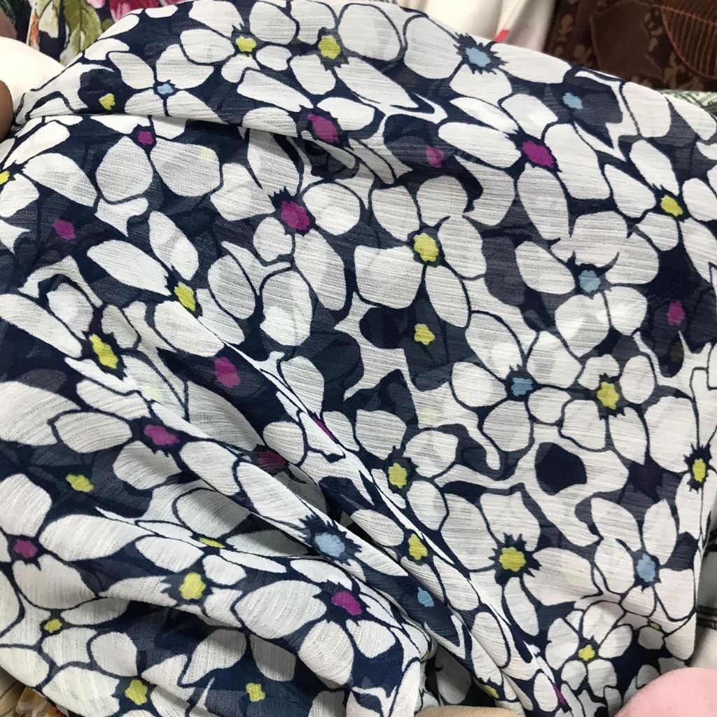 kain sifon motif ~ kain sifon yoryu motif bunga ~ kain sifon mid yoryu motif bunga nnd