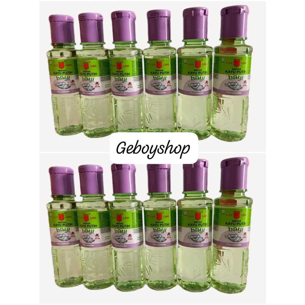 1 Lusin Minyak Kayu Putih Bayi 60 ml Lavender Caplang