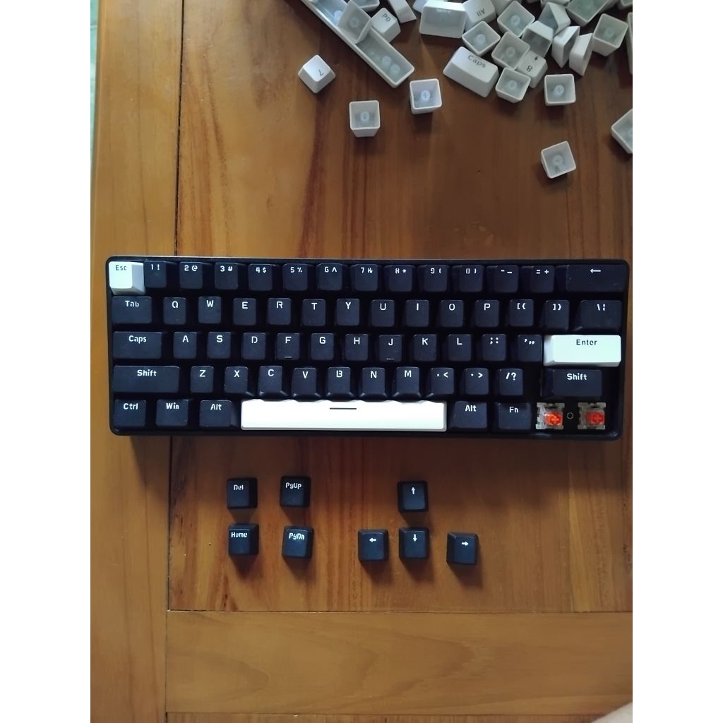 keycaps vortex mono series 65 hitam
