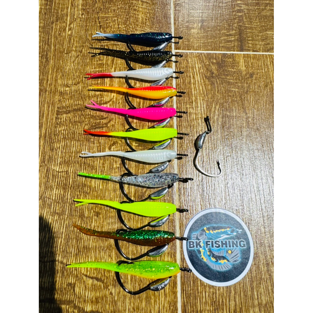 PROMO SUPER BABY SILENCER 8CM. 4,5GRAM PLUS HOOK OZMY || UMPAN CASTING TOMAN GABUS
