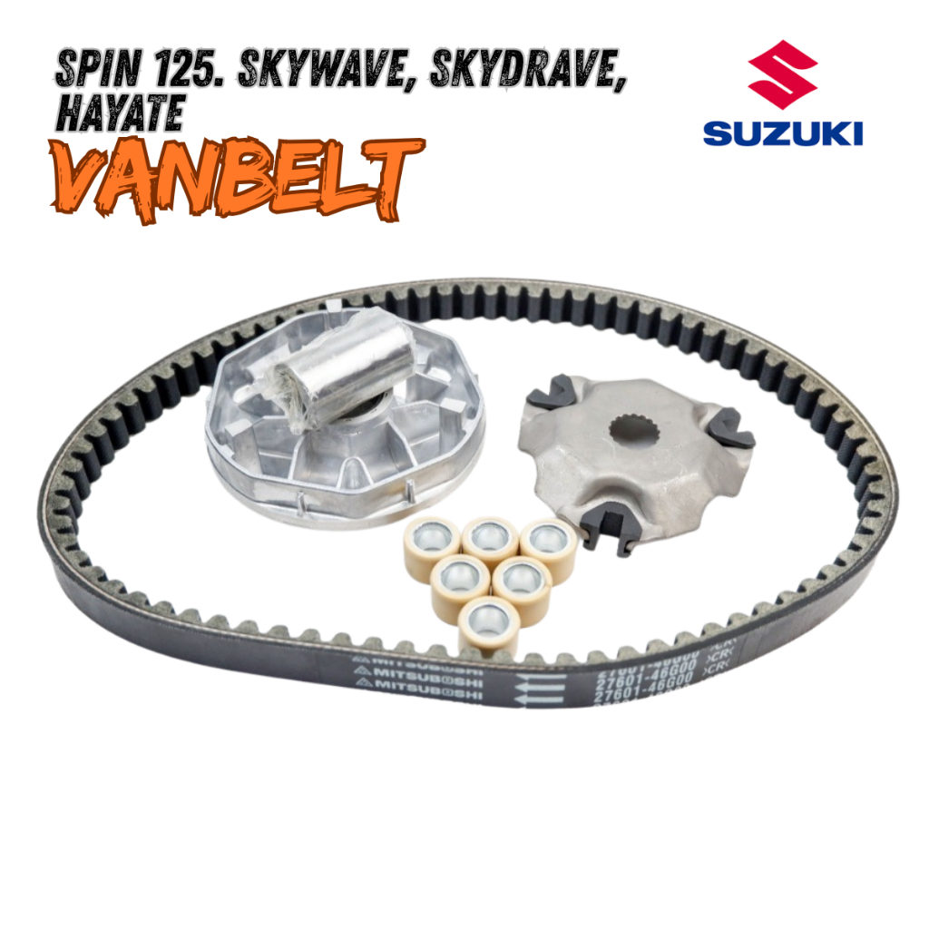 sparepart motor vanbelt suzuki skywave Suzuki Spin 125 komplit