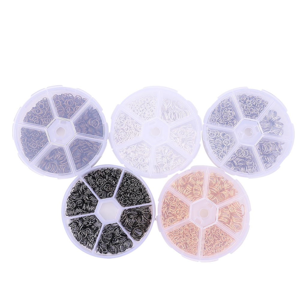 1 Set Kit Lengkap Perhiasan DIY - Termuat Hook Anting, Ring & Lobster Clasp untuk Kalung Gelang