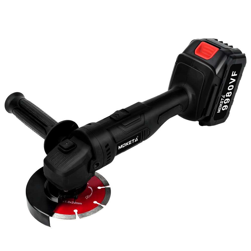 HOMZO - Gerinda Baterai Brushless 4Inch 450W Mesin Gerinda Baterai Tangan Cordless Angle Grinder Mes