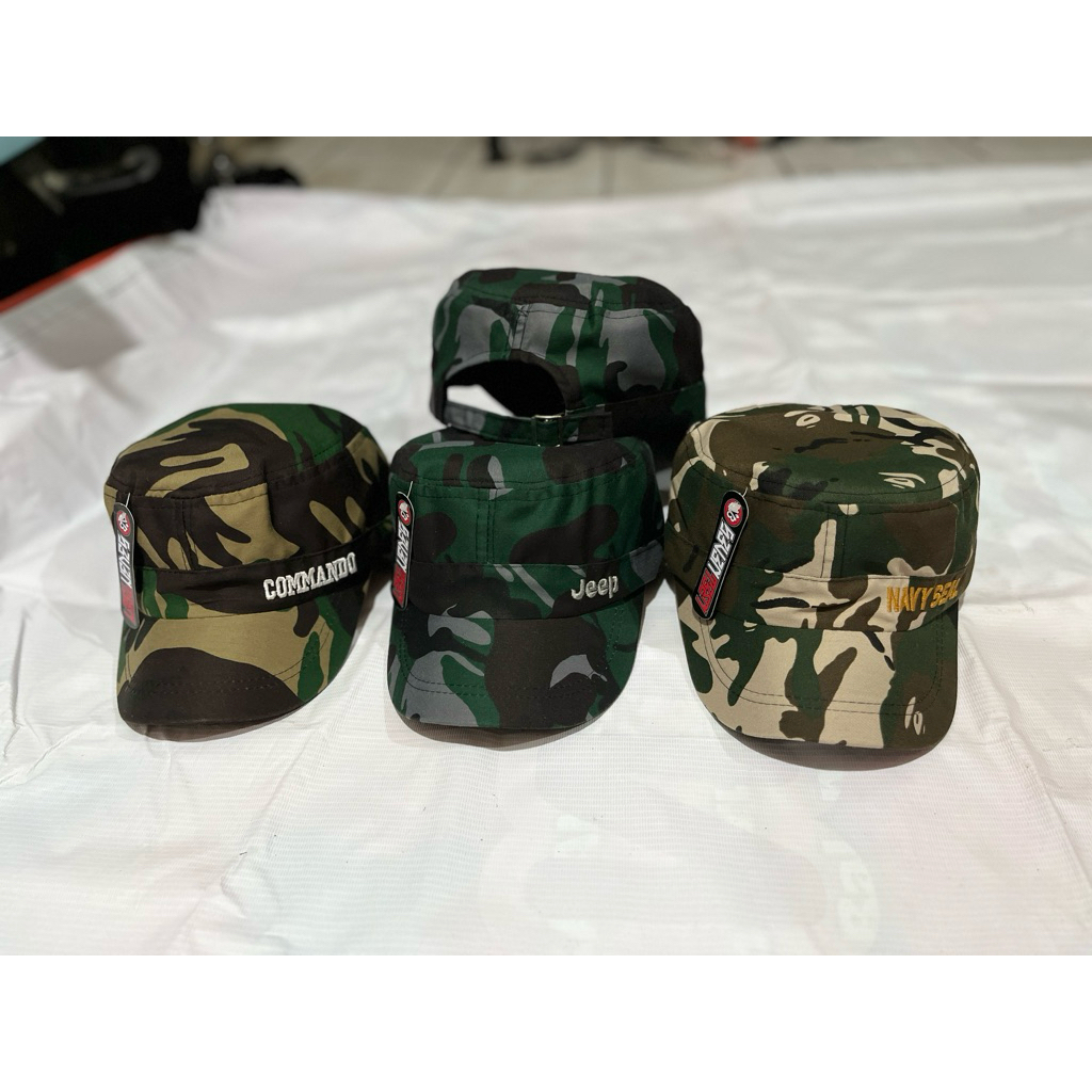 Topi komando loreng dewasa tentara us army tni