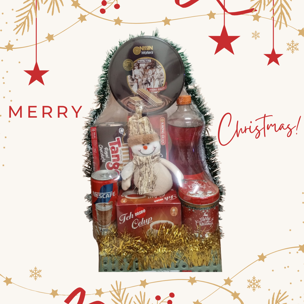 Parcel Natal Snack New | Hampers Makanan Edisi Natal | Parcel Christmas Murah