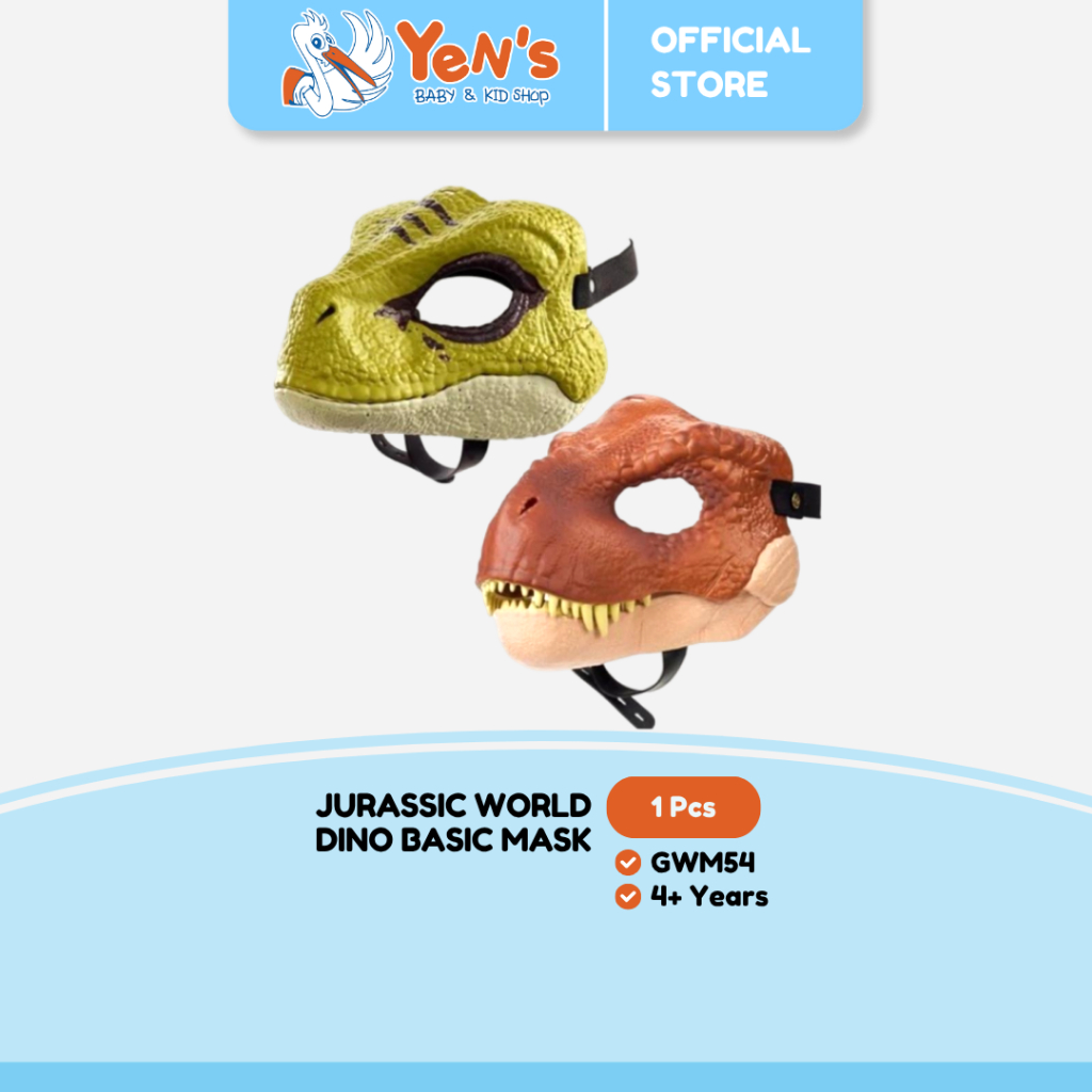 JURASSIC WORLD Dino Basic Mask - Topeng Dinosaurus ( 1 Pcs )