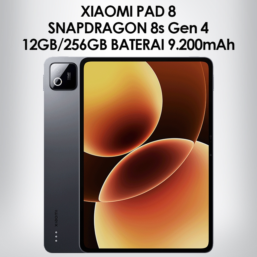 Xiaomi Pad 8 | Wi-FI Only | CN ROM | 12GB+256GB | Snapdragon 8s Gen 4 | 11.2 inci IPS LCD | HyperOS 