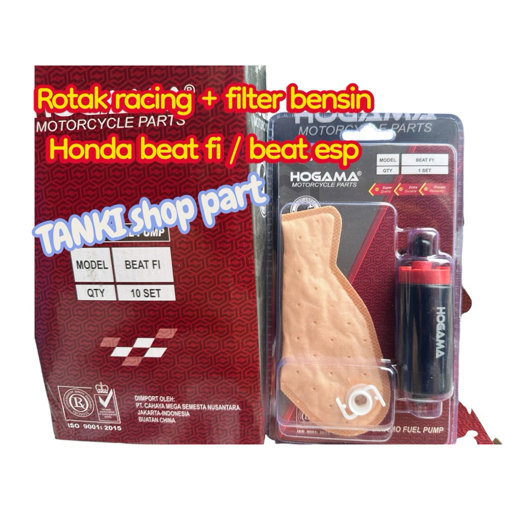 rotak racing + filter bensin honda beat fi