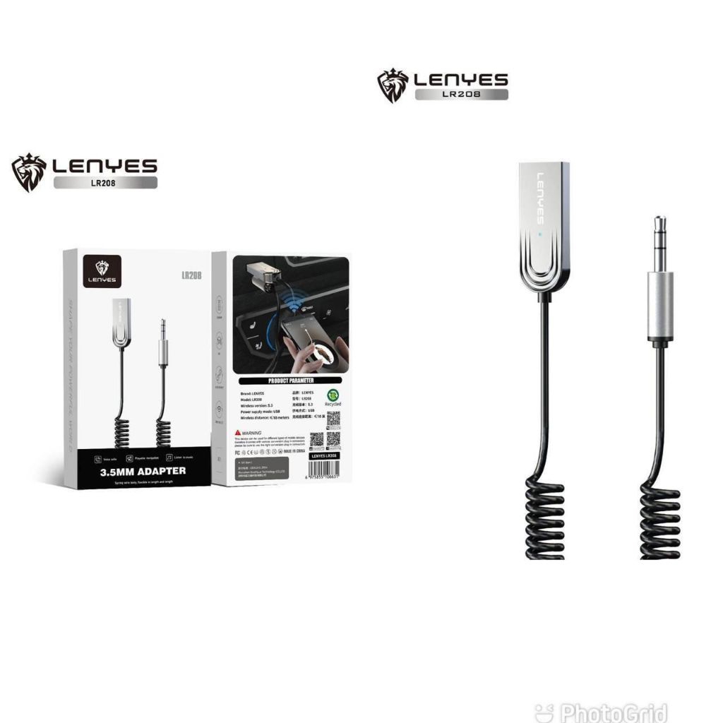 Lenyes LR208 Bluetooth Receiver Ada Mic