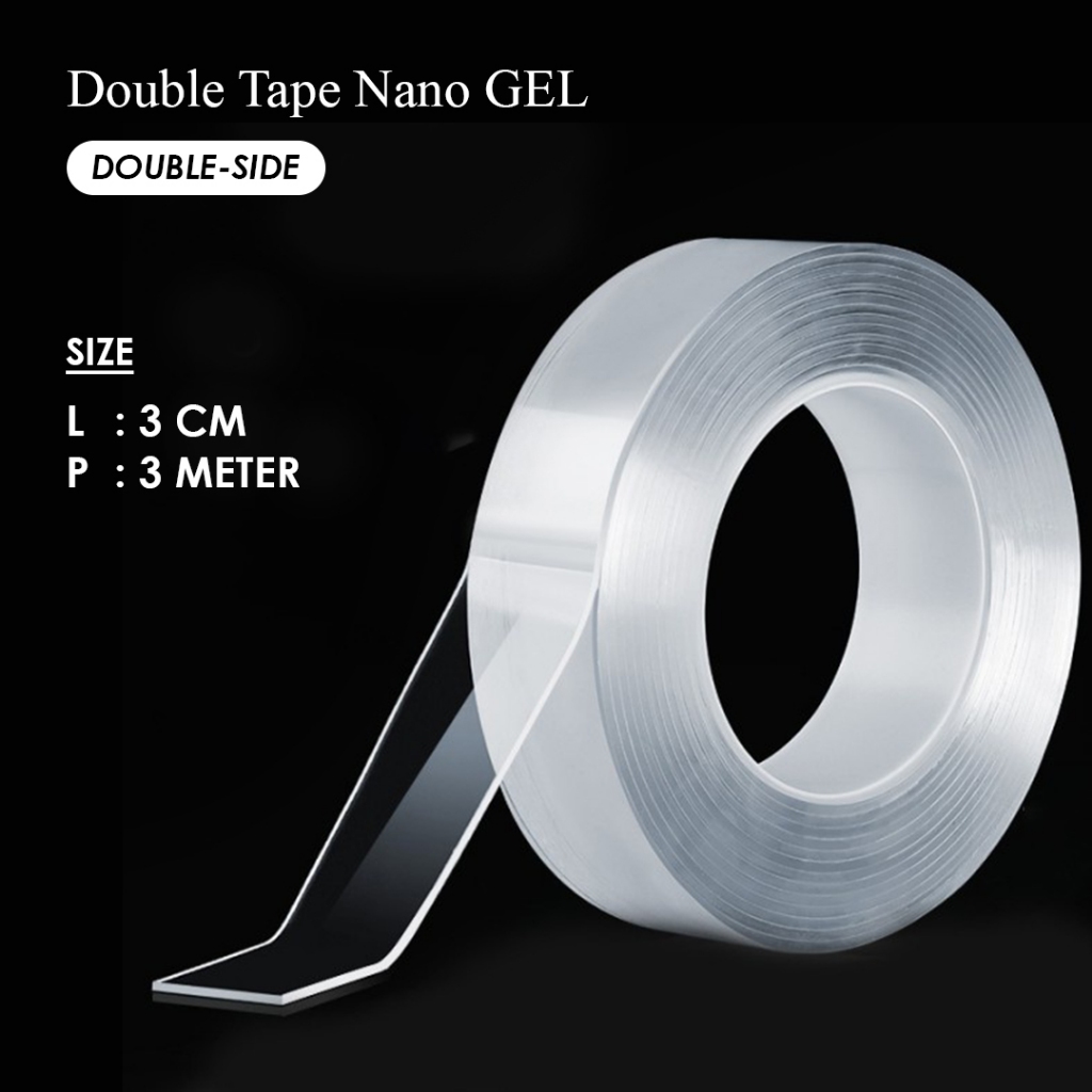 Double Tape Nano Gel Double Tape Bening Transparant