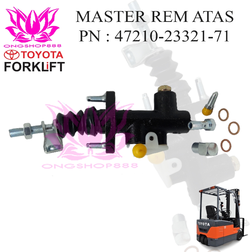 Master Rem Atas 47210-23321-71 Toyota Forklift Brake Master Cylinder