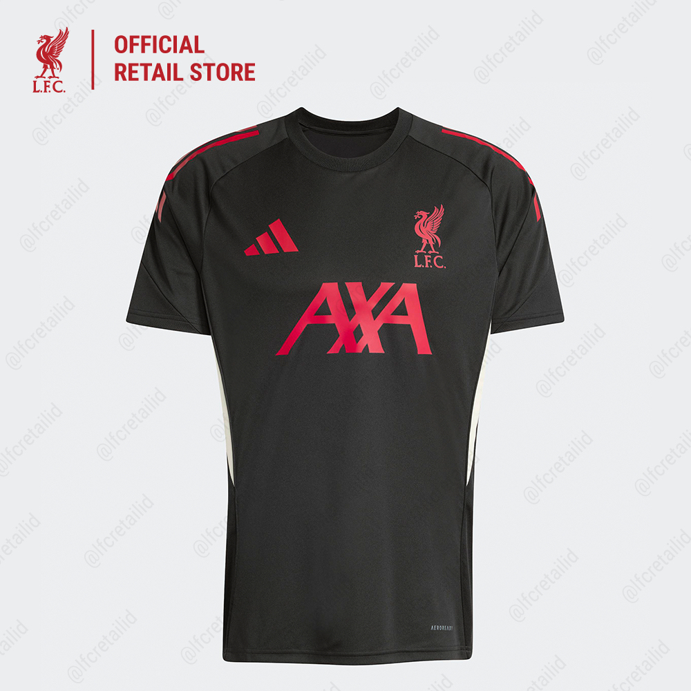 Liverpool FC adidas Tiro 25 Competition Training Jersey - LFC Jersey Original Pria (Black)