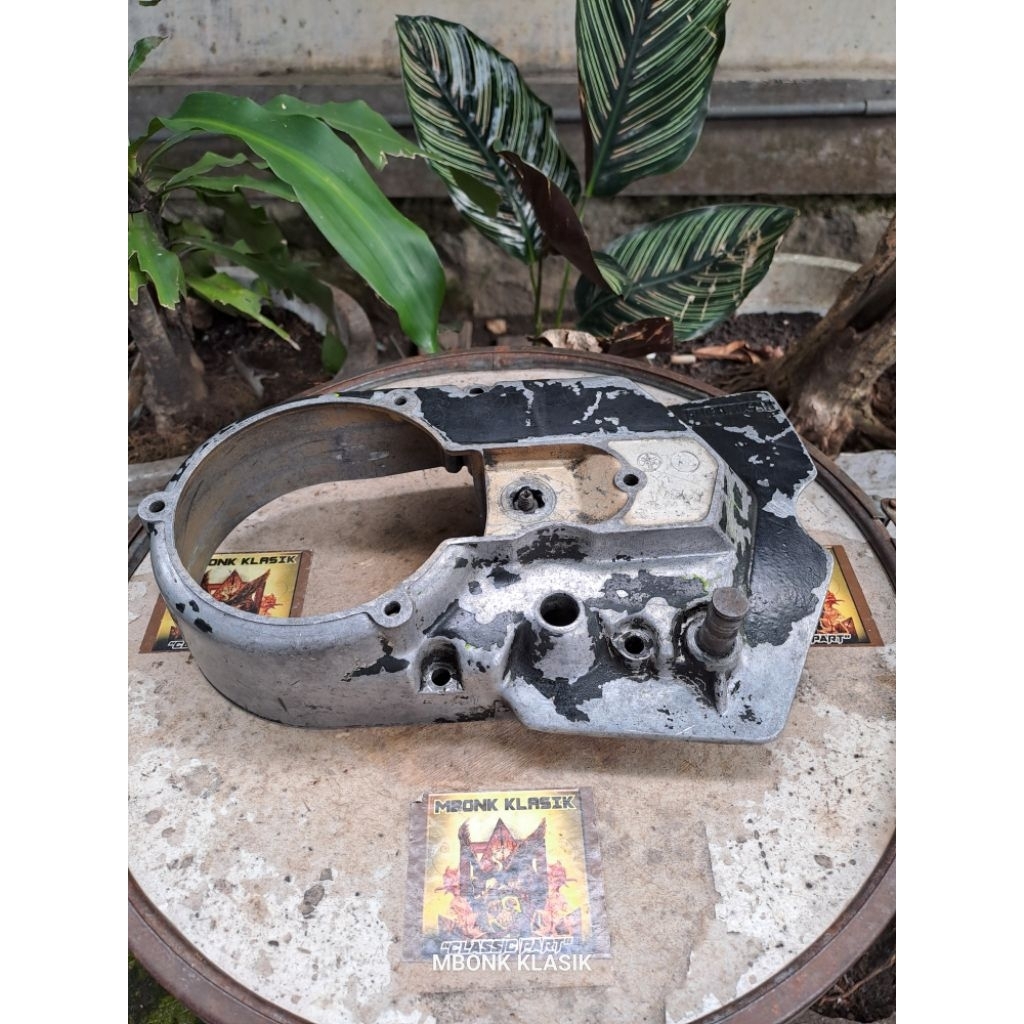 cover tutup kalter kiri bak magnet yamaha rx100 ORIGINAL cover tutup magnet rx 100 bak stut kopling 