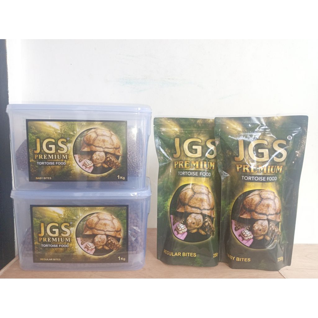 Pelet JGS Premium / Tortoise Food / Pelet Kura Kura Darat / Makanan Kura Kura