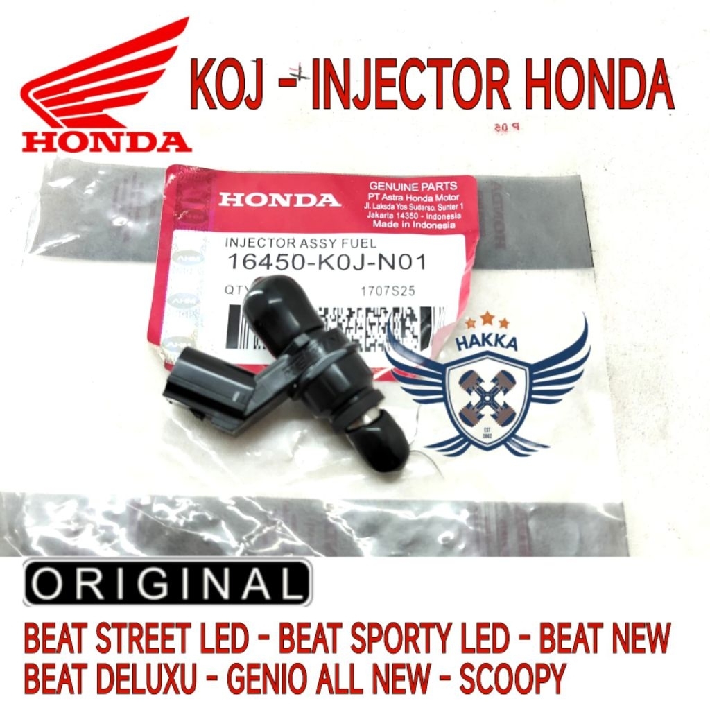 KOJ ORIGINAL INJECTOR HONDA BEAT STREET LED, ORIGINAL INJECTOR HONDA BEAT SPORTY LED, ORIGINAL INJEC