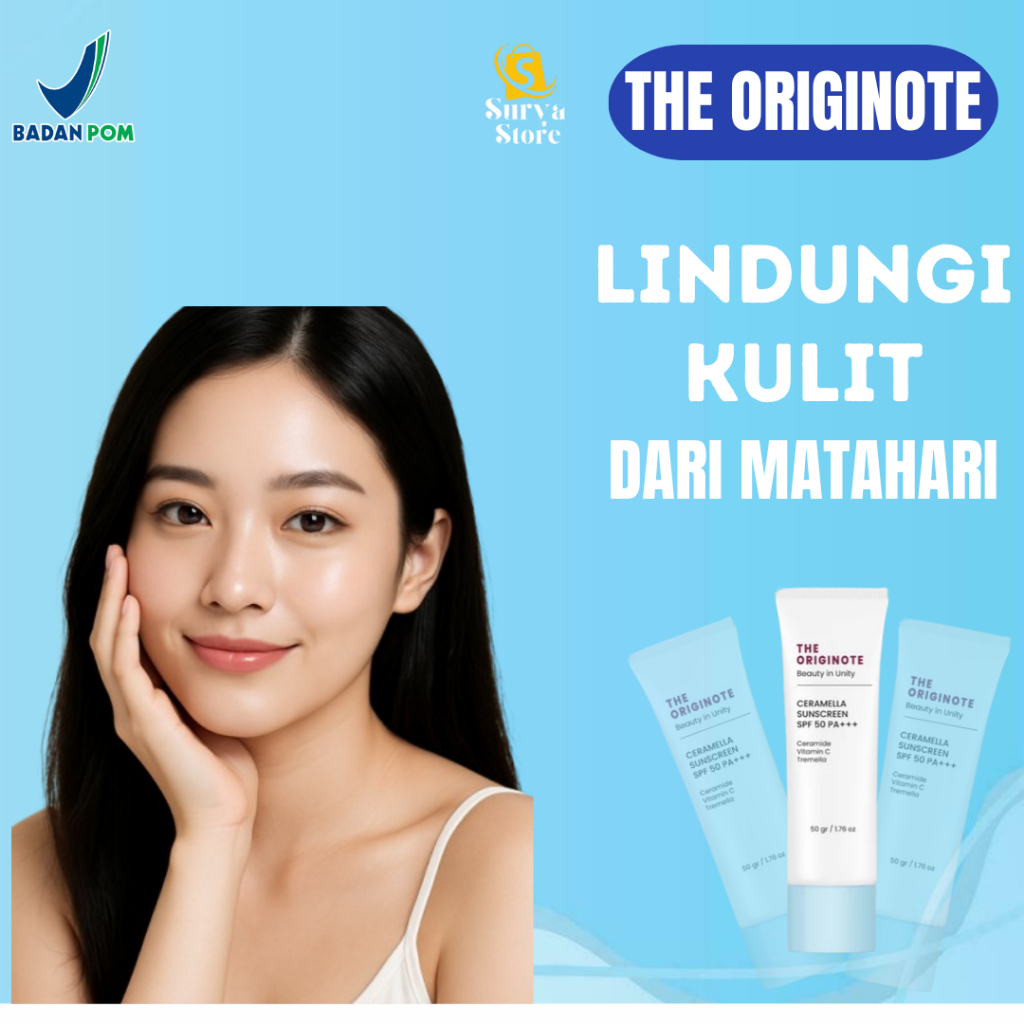 Physical Sunscreen Non Comedogenic Spf 50 Pa ++++ Sanskrin Pemutih Wajah Sankrin Glowing Sunblock Ku