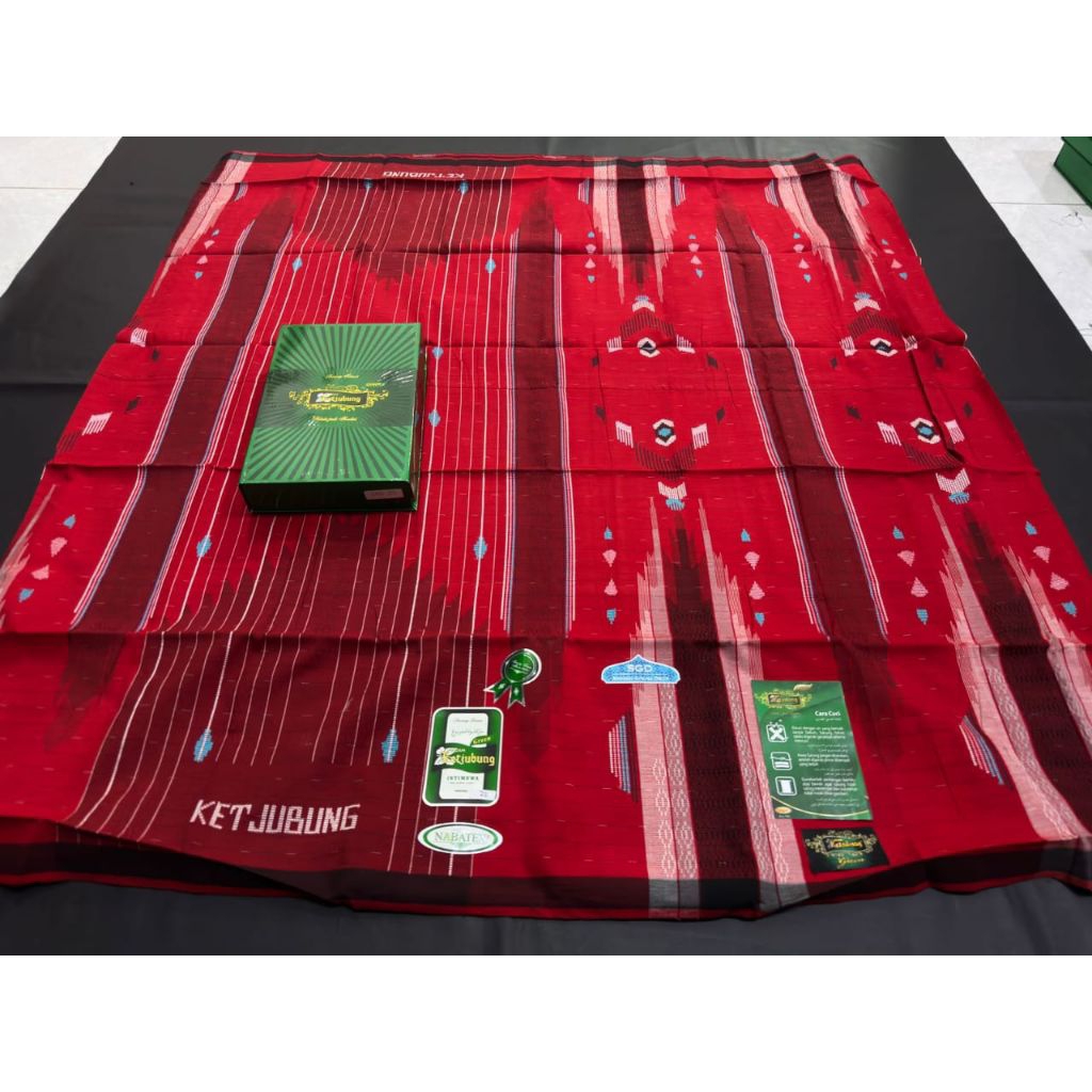 SARUNG KETJUBUNG SONGKET SGD GREEN JAHIT TENGAH