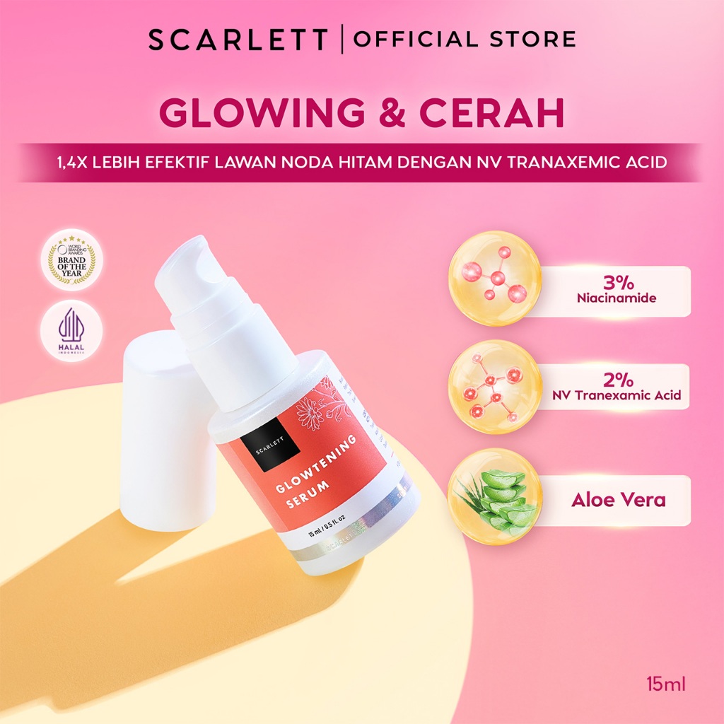 Scarlett Whitening Glowtening Serum