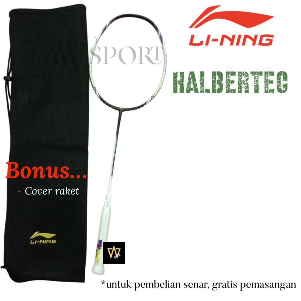 Raket Badminton Li-Ning HALBERTEC Motor Pearl White 5U G6