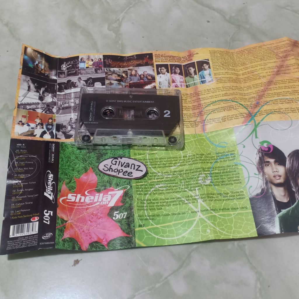 kaset pita Sheila On 7 - 507