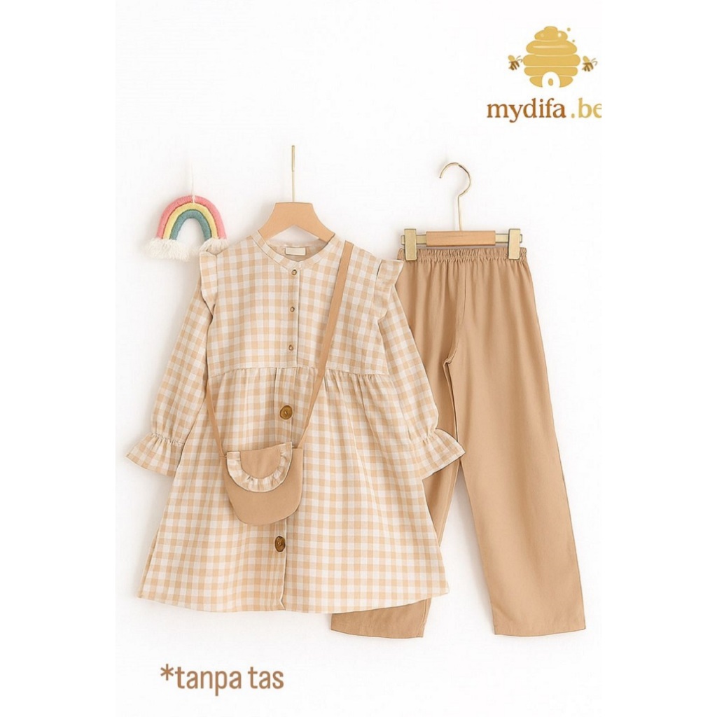 Setelan anak prempuan terbaru 2025-Holala set kids,setelan anak 3-12tahun {tanpa tas}