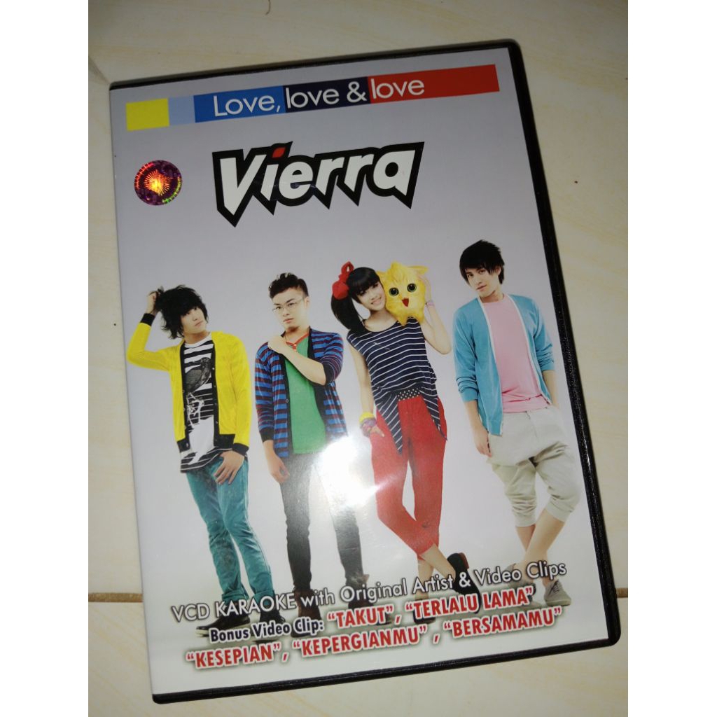 vcd karaoke vierra album love love and love