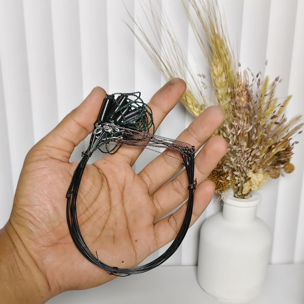 Jerat burung puyuh 1ikat isi 15 mata Racik puyuh model gantung