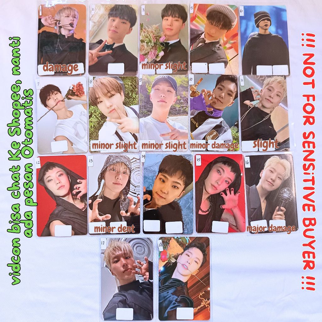 PC HOSHI SEVENTEEN CARZONE RIGHT DOUBLE HORANGHAE BEAM HERE SG23  PHOTOCARD SEVENTEEN PC SVT