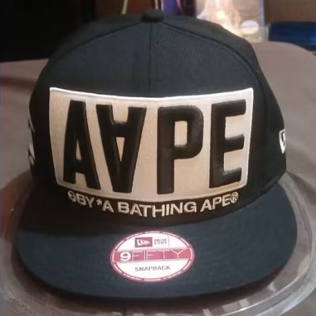 topi new era Aape by A Bathing,snapback.original.osfm