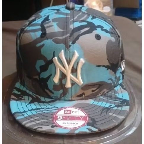 topi new era Y44NKEE5,Snapback,blue camo.osfm