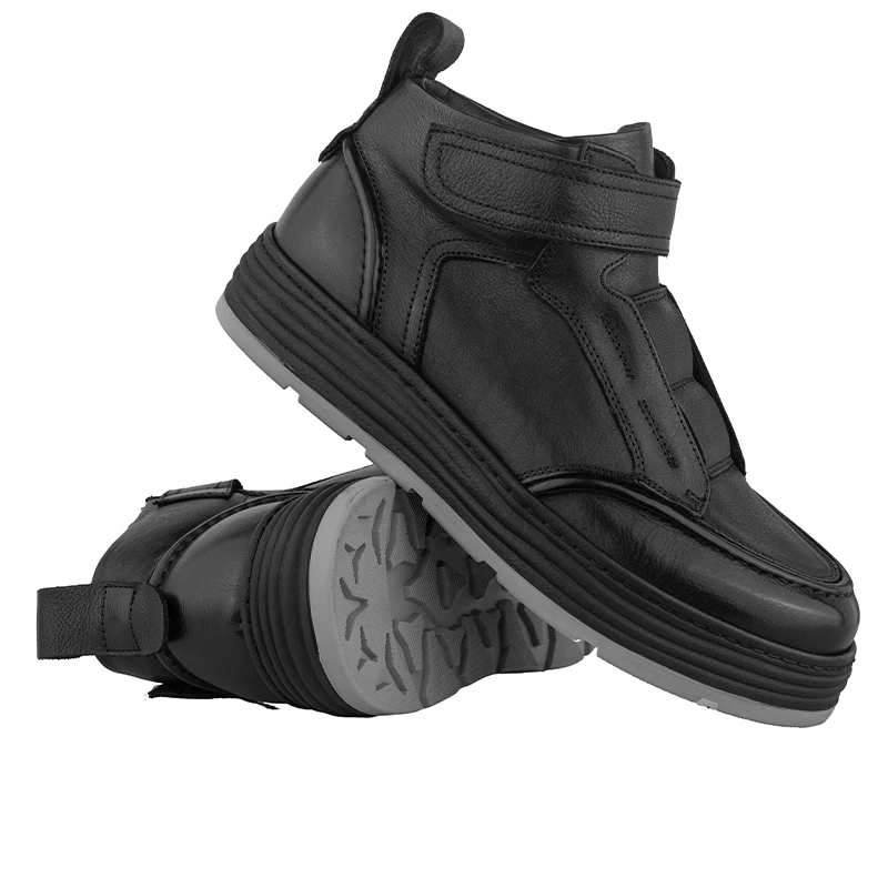 Gino Mariani Kenzo Black Sepatu Pria Boots Casual