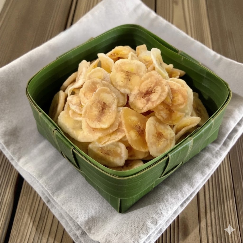 200 gram keripik pisang dengan rasa ( ORIGINAL ) keripik pisang khas lampung | banana chips | keripi