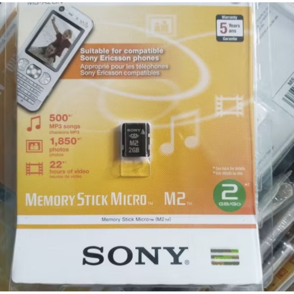 Memory Stick Micro M2 Sony 2GB – Original Jadul untuk HP Sony Ericsson