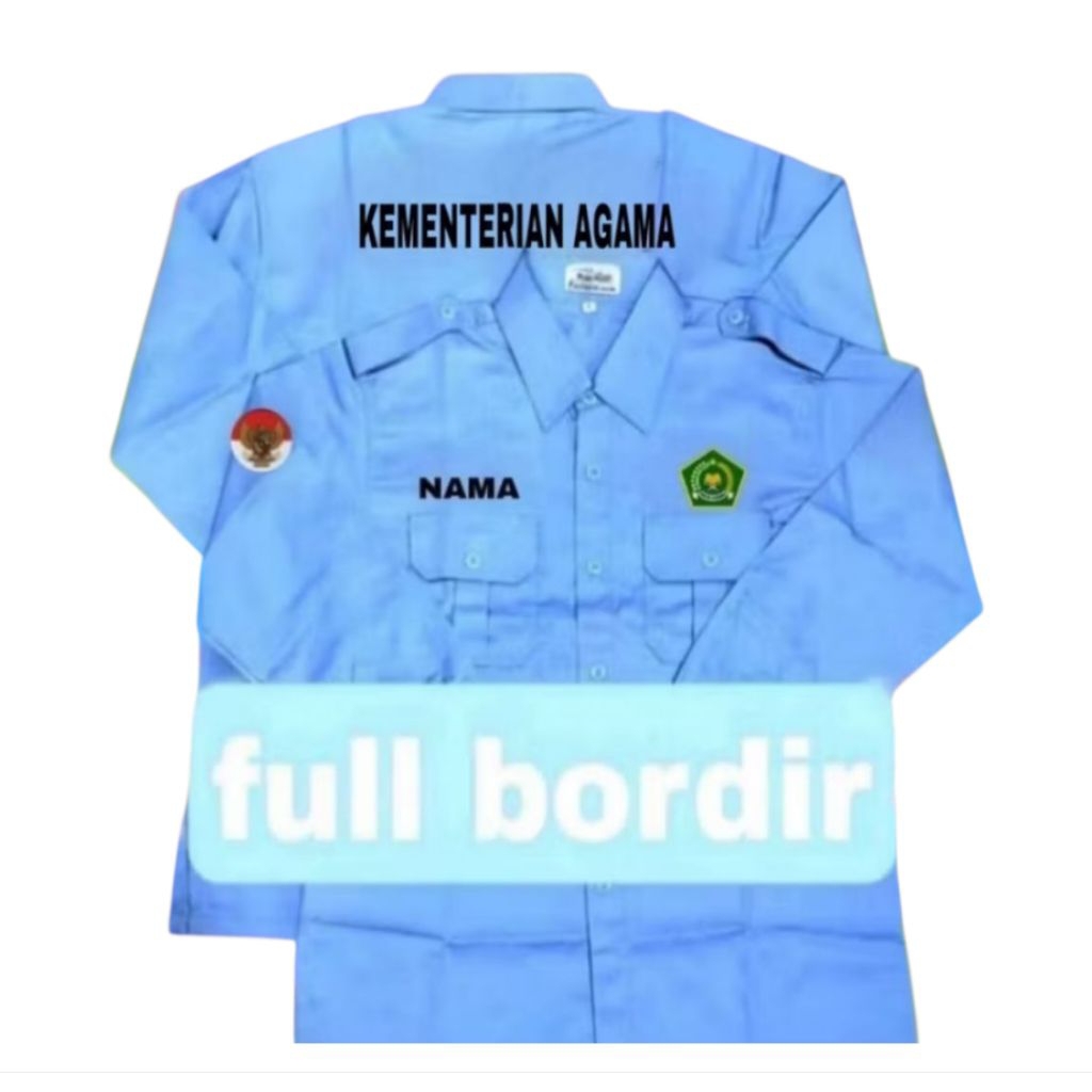KEMEJA KEMENAG TERBARU/SERAGAM KEMENAG TERBARU/KEMEJA KEMENAG/SERAGAM KEMENAG