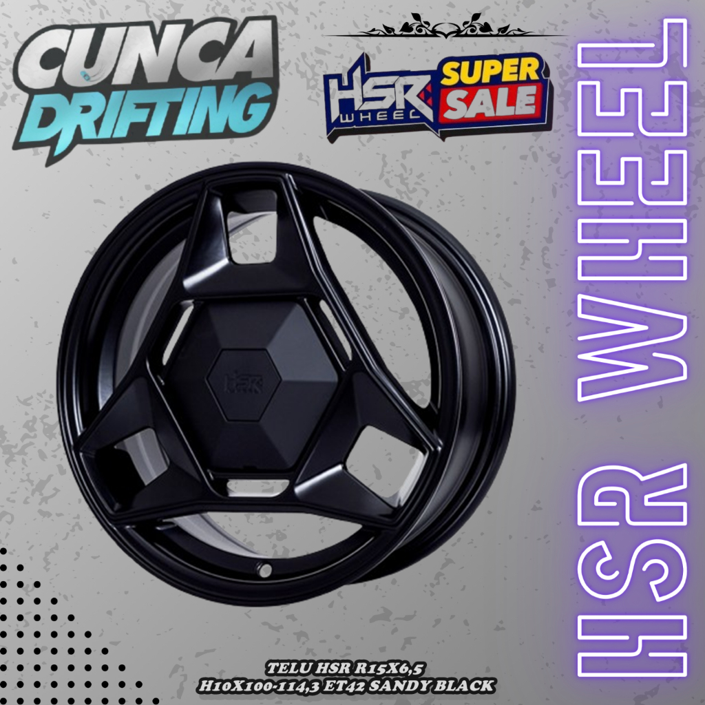 PROMO MURAH VELG RACING UNTUK ERTIGA APV SIENTA LUXIO HSR TELU R15 VELG MOBIL GRAND MAX RING 15