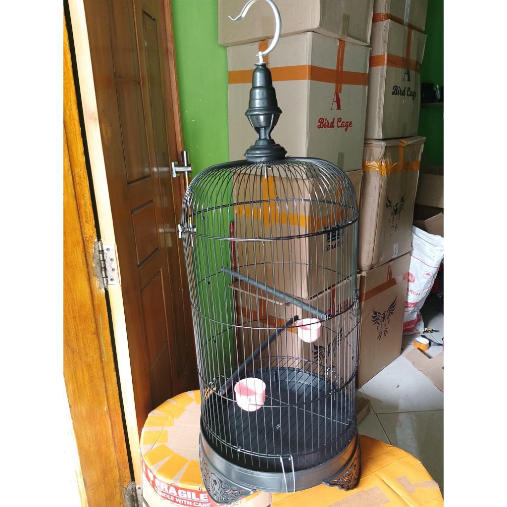 sangkar burung besi kenari lovebird parkit model kapsul