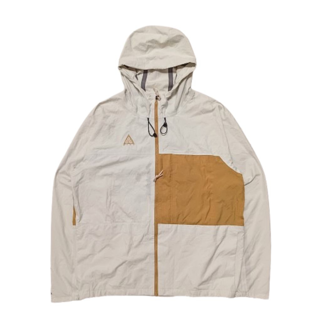 Jacket / Jaket Nike ACG Packable Rain White Men Women Preloved Outer Gorpcore