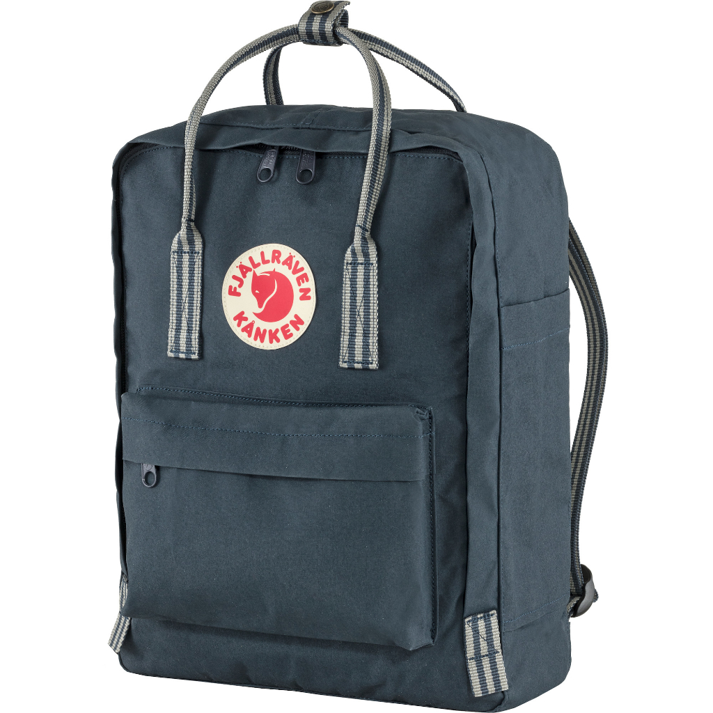Tas Ransel Fjallraven Kanken Navy Long Stripe Original