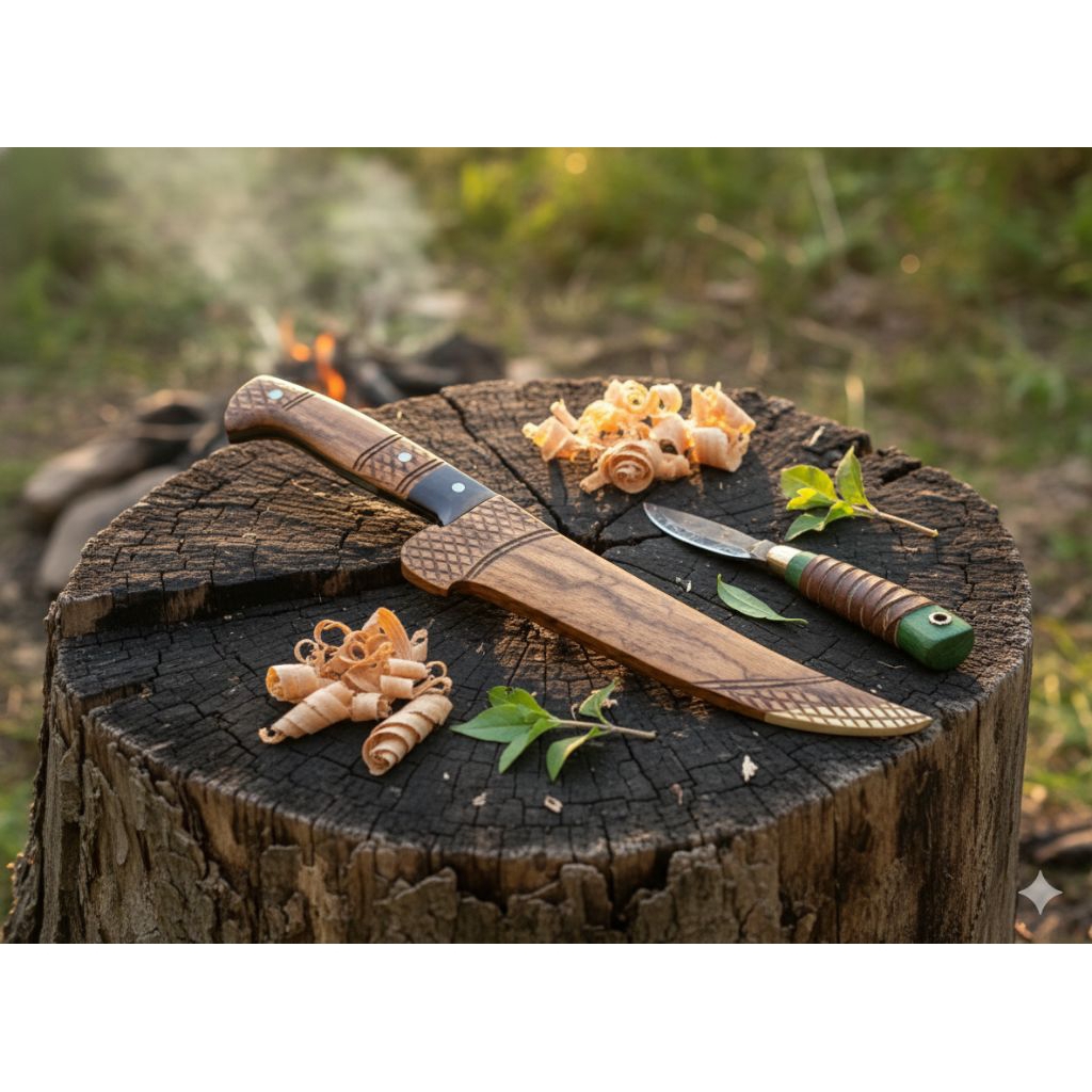 Pisau dapur profesional Elmax Fulltang / pisau seset Elmax / pisau Skinner / pisau daging / pisau ch